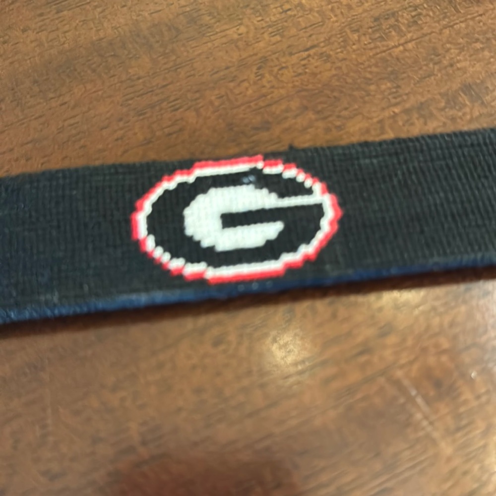 Snatchers and Branson NWT UGA needlepoint belt